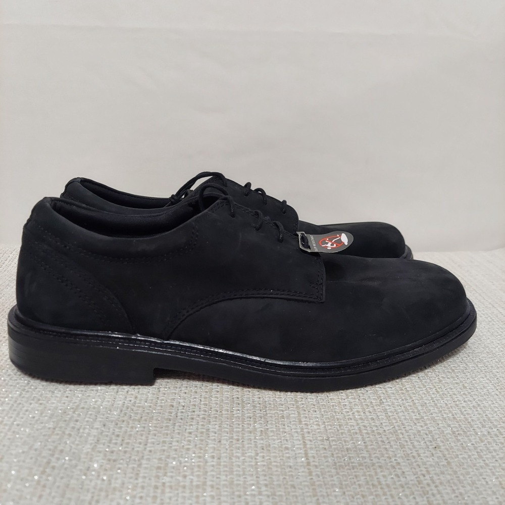 NWT Nunn Bush Shoes Men's Oxford 84153 006 Black Suede Size 10W